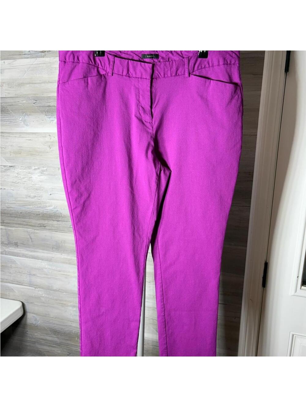 Worthington Slim Fit Purple Pants Size 12 1112